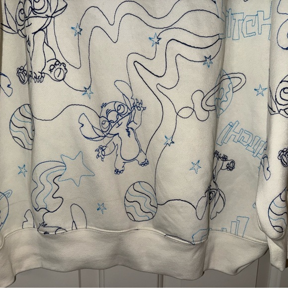 Disney Stitch All Over Print Hoodie XL NWT – See Flaw - Picture 13 of 14